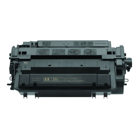 Заправка картриджа HP CE255X (55X), 12,5K, с заменой чипа