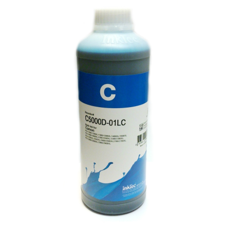 Чернила InkTec C5000D-01LC для Canon MAXIFY, cyan, 1 литр
