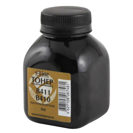 Тонер Bulat для Oki B411, B410, чёрный, 80 гр.