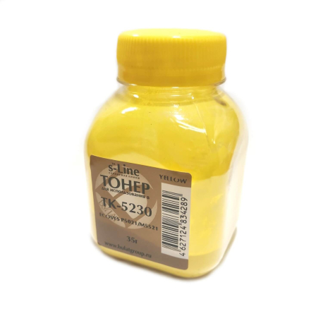 Тонер KYOCERA ECOSYS P5021, M5521 (TK-5240, TK-5230), yellow, 35 гр., Булат