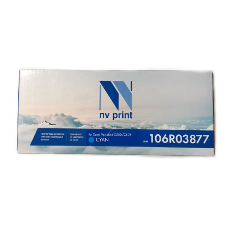 Картридж 106R03877 для Xerox VersaLink C500, C505, cyan, 2.4K, NV