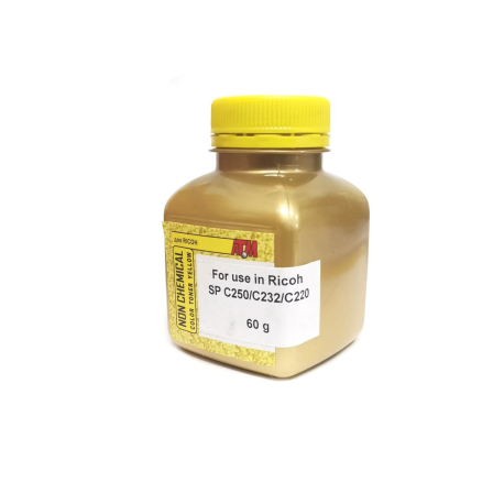 Тонер Ricoh Aficio SP C250, yellow, 60 гр., Gold Atm