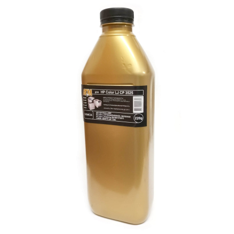 Тонер для HP Color тип TMC040, чёрный, 220 гр., Chemical, Gold Atm