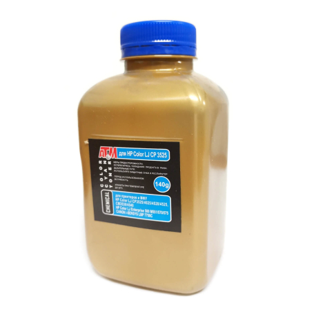 Тонер для HP Color тип TMC040, синий, 140 гр., Chemical, Gold Atm