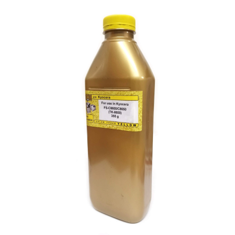 Тонер для KYOCERA FS-C8600, FS-C8650, TK-8600, yellow, 355 гр., IMEX