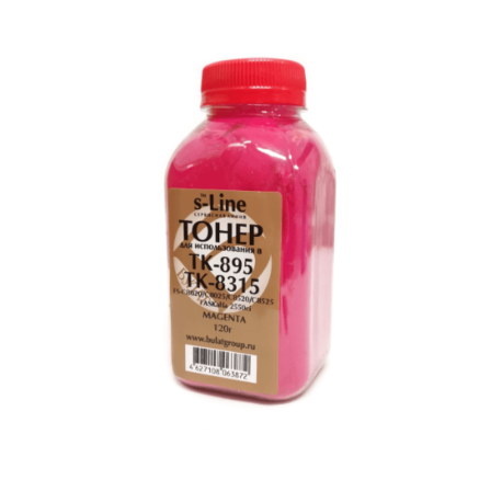 Тонер KYOCERA FS-C8020, FS-C8525, TK-895M, TK-8315M, magenta, 120 гр., Булат
