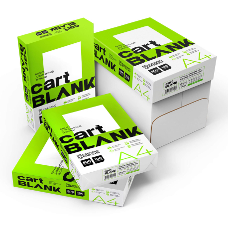 Офисная бумага Cartblank, А4, 80 гр., 500 листов