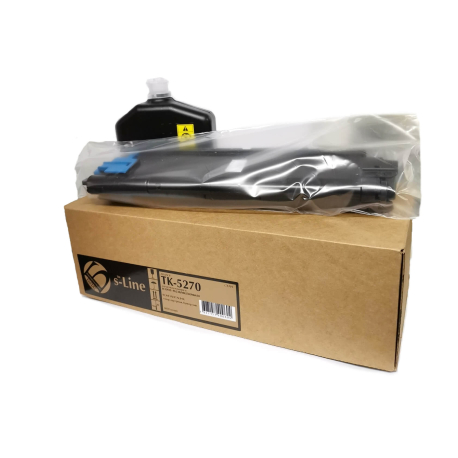 Картридж TK-5270C для Kyocera Ecosys M6230, M6630, cyan, 6K, Булат