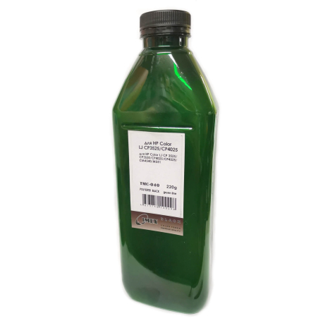 Тонер тип TMC040, чёрный, 220 гр., Polyester, IMEX, Green Line
