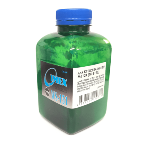 Тонер KYOCERA Ecosys M8124, M8130 (TK-8115C), 145 гр., cyan, Green Line