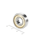 Подшипник 6000 ZZ (80100) 10х26х8 мм
