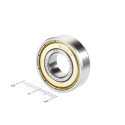 Подшипник 6001 ZZ (80101) 12х28х8 мм
